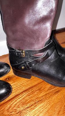 LADIES AUDREY BROOKE LEATHER BOOTS SIZE 9-1/2 and 2 WALLETS