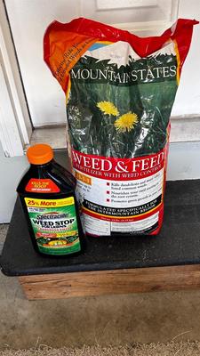 MOUNTAIN STATES WEED AND FEED AND “The Best” WEED STOP FOR LAWNS BY SPECTRACIDE