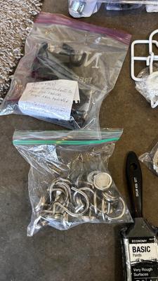 STANLEY FAT MAX TAPE MEASURE AND HAND TOOLS WITH SOME HOUSEHOLD HARDWARE