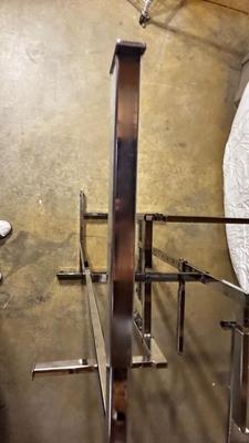 ADJUSTABLE CLOTHING RACK AND A FOLDING GARMENT RACK