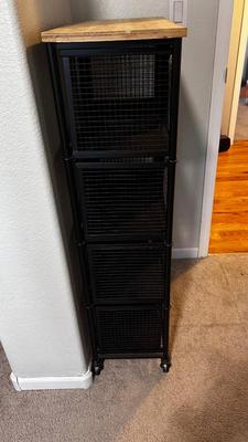 NIFTY AND UNIQUE MULTI STORAGE BASKETS CABINET