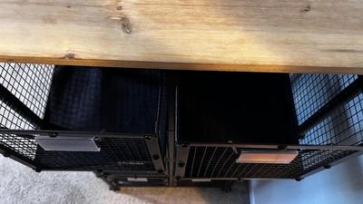 NIFTY AND UNIQUE MULTI STORAGE BASKETS CABINET