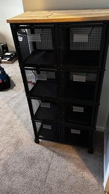 NIFTY AND UNIQUE MULTI STORAGE BASKETS CABINET