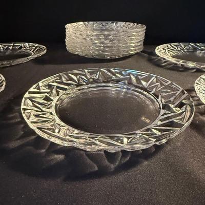 Tiffany & Co. Crystal Salad Plate Set (DR-BM)