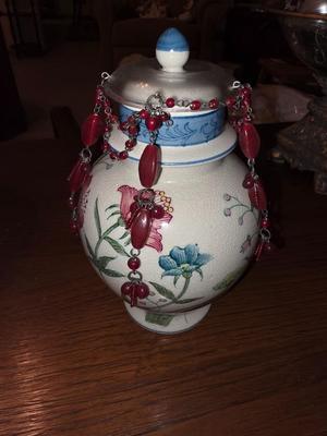 Decorative ginger jar