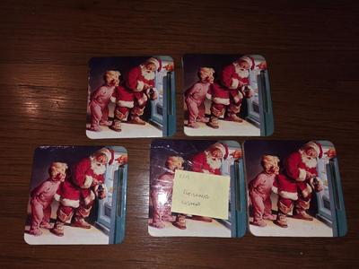 Christmas coasters