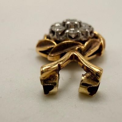 18K Cluster Pendant (ST-HS)