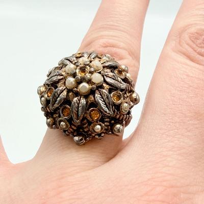 Ferragamo Vintage Brooch, Pendants & a Ring (ST-HS)