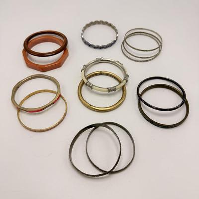 Bangles Galore with Danecraft Sterling, Cloisonné, & More (ST-HS)