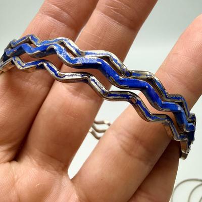 Bangles Galore with Danecraft Sterling, Cloisonné, & More (ST-HS)