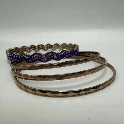 Bangles Galore with Danecraft Sterling, Cloisonné, & More (ST-HS)