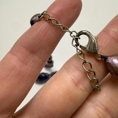 Lovely Pearl & Amethyst Necklaces (ST-HS)