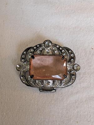 Miscellaneous group...statue glass bell, Precious Moments, pin, safety pin, miniature bottle of perfume, 2 small jars, Wedgwood,glass bowl