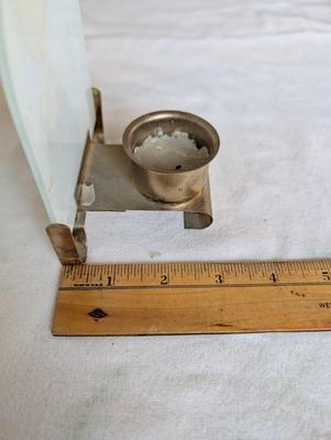 Miscellaneous group...statue glass bell, Precious Moments, pin, safety pin, miniature bottle of perfume, 2 small jars, Wedgwood,glass bowl