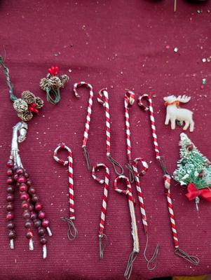 Vintage Christmas Decorations.