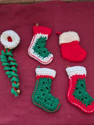 Vintage Christmas Stockinngs 1950's