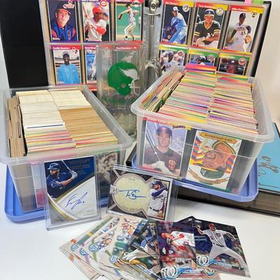 LOT 199: Large Collection of Baseball Cards and More