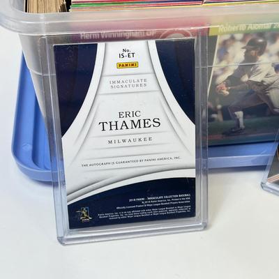 LOT 199: Large Collection of Baseball Cards and More