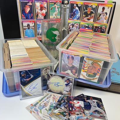 LOT 199: Large Collection of Baseball Cards and More