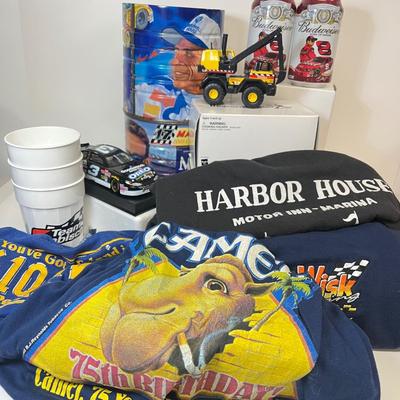 LOT 200: NASCAR Collectibles, Tonka Trucks, Vintage T-Shirts