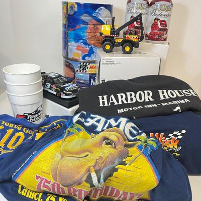 LOT 200: NASCAR Collectibles, Tonka Trucks, Vintage T-Shirts