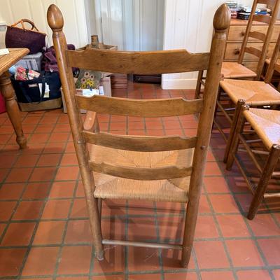 Eight Tall Ladder Back Chairs (KN-BM)
