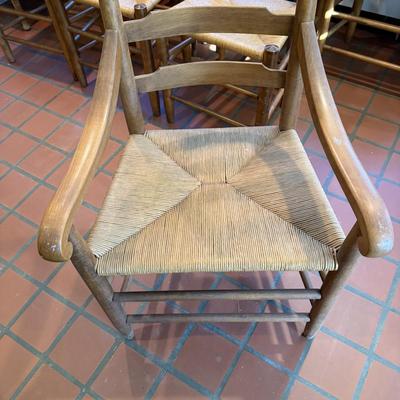 Eight Tall Ladder Back Chairs (KN-BM)