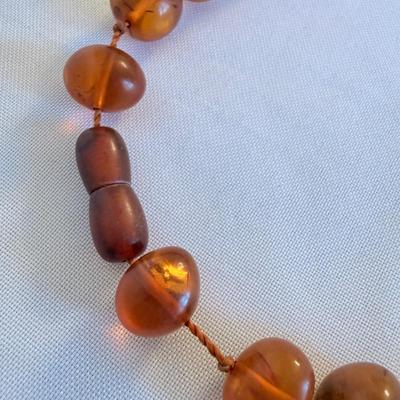 Amber & Pearl Necklaces (K-HS)