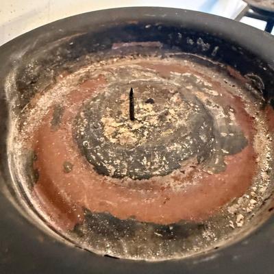 Two Iron Candleholders (DR-HS)