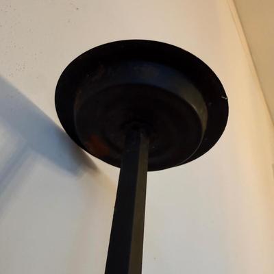 Two Iron Candleholders (DR-HS)