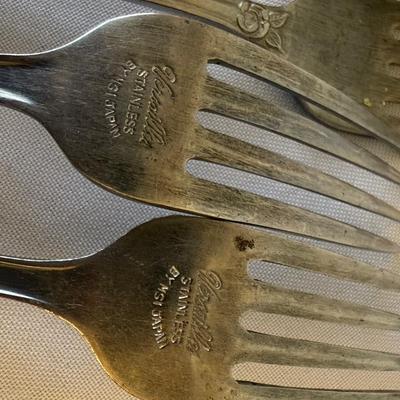 Various Flatware: MSI Versailles, Imperial Fleurette, Hampton Court, & More (K-HS)