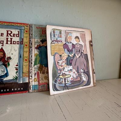 Vintage Children’s Books incl. Golden Book Sets, Happy Hollisters, & More (B3-HS)
