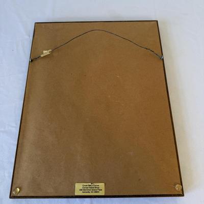 Basket of Temari Balls with Two Cross Stitch Wall Hangings (E-HS)