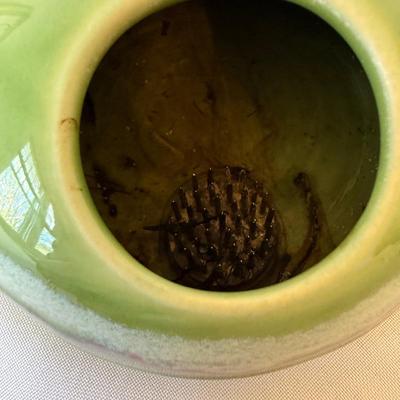 Nils Thorsson Baca Tile, Local Doug Smith Ikebana Vase (P-HS)