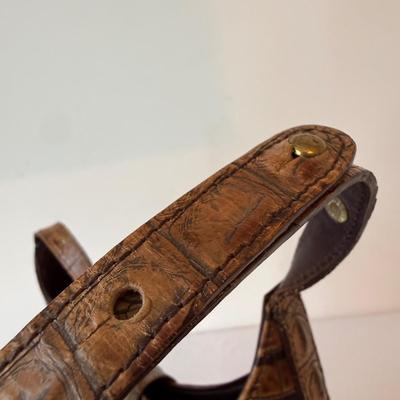 Brahmin Crocodile Leather Handbag (P-HS)