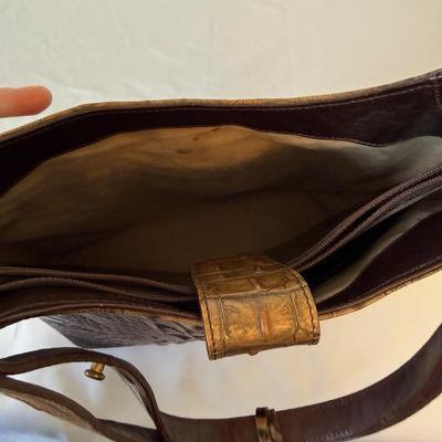 Brahmin Crocodile Leather Handbag (P-HS)