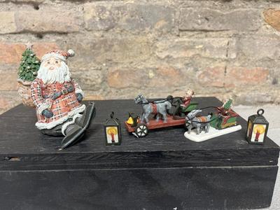 Sale Photo Thumbnail #505: From Teddy’s Christmas Collection series, Santa Claus and Bear Toys