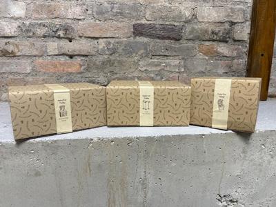 Sale Photo Thumbnail #519: From the Hats for Teddy series, Dresser with Mirror, Three Hat Stands & Chair