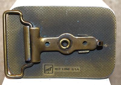 Rectangle Belt Buckle "NAPA COUNTY FAIR - Fair Time in Calistoga -Old Fashioned 4th of July" (3" x 2" )