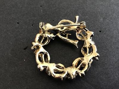 Aurora Borealis Stone Brooch