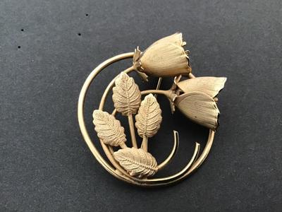 Vintage Rose Brooch Vintage