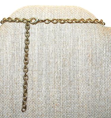 Fun Vintage Colorful NECKLACE with Red, Blue, Yellow & Black Globes and Disks & Lobster Clasp 26" L