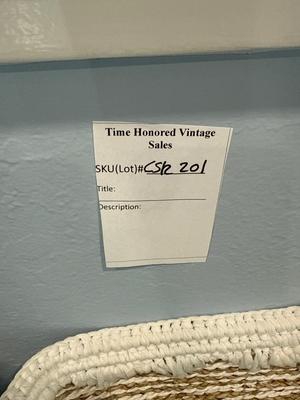 Sale Photo Thumbnail #38: Decorative items including Clay Works by Blue Sky, ashtray, paper weights and coasters