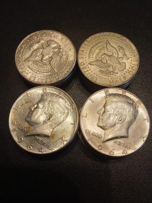 20 90% Kennedy 1/2 dollars