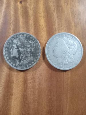 1887 O & 1921 P Morgan's