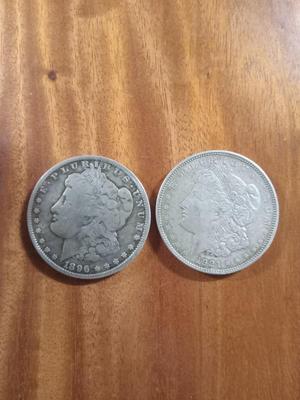 1896 O & 1921 D Morgan's