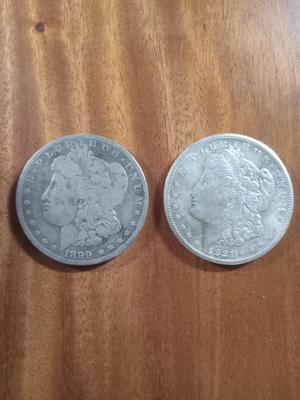 1899 O & 1921 S Morgan's