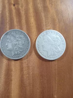 1879 p & 1921 S Morgan's