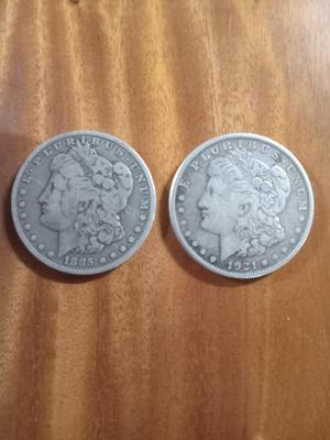 1885 O & 1921 p