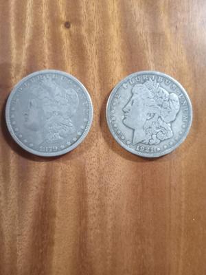 1879 p & 1921 S Morgan's